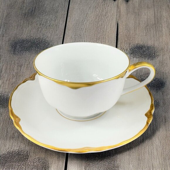 Hutschenreuther Selb Porcelain Blenheim Cup Saucer Pasco Bavaria Germany Set 2 - Picture 2 of 15